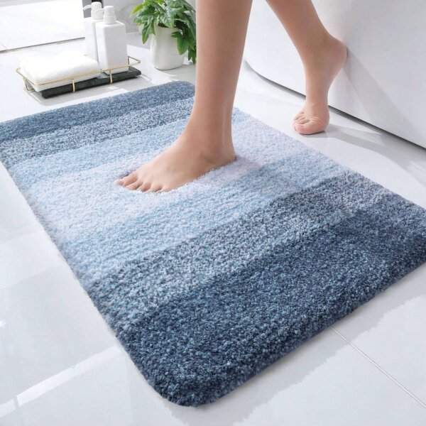 Absorbent Bathroom Mat 30x20 - Extra Soft Microfiber, Quick Dry Home Decor