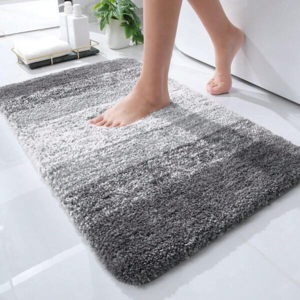 Absorbent Bathroom Mat 30x20 - Extra Soft Microfiber, Quick Dry Home Decor