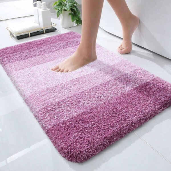 Absorbent Bathroom Mat 30x20 - Extra Soft Microfiber, Quick Dry Home Decor