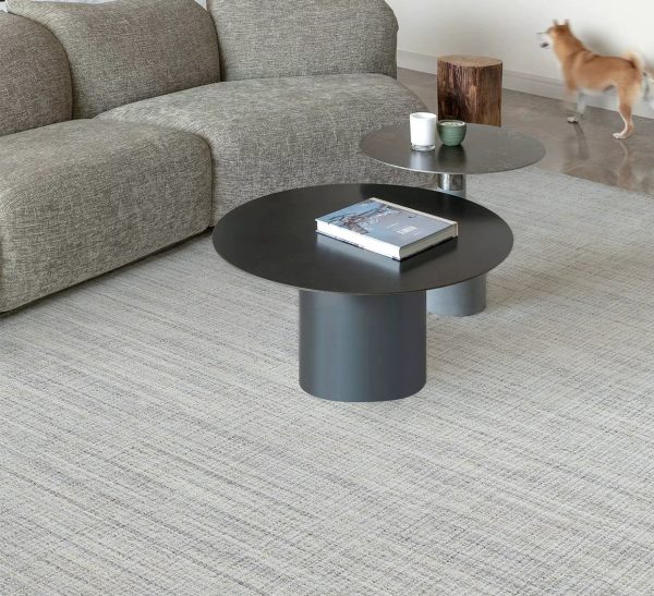 Premium Wool Silk Rug - Self-Cleaning Antibacterial Minimalist for Villa Living & Bedroom | RongHui