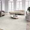 Premium Wool Silk Rug - Self-Cleaning Antibacterial Minimalist for Villa Living & Bedroom | RongHui