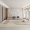 Area Rug Rug for Living Room Washable Rug Non Slip Water Repellent Floor Carpet Low Pile Soft Rug